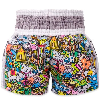 Top King TKTBS-263 Шорты Тайский Бокс Белый