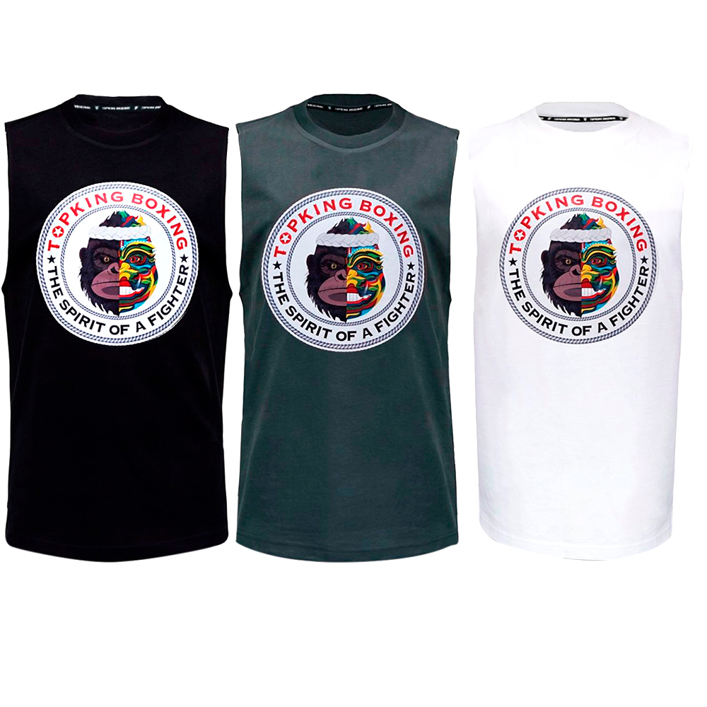 Top King Футболка Тренировочная Без Рукавов Тайский Бокс TKSLS-030