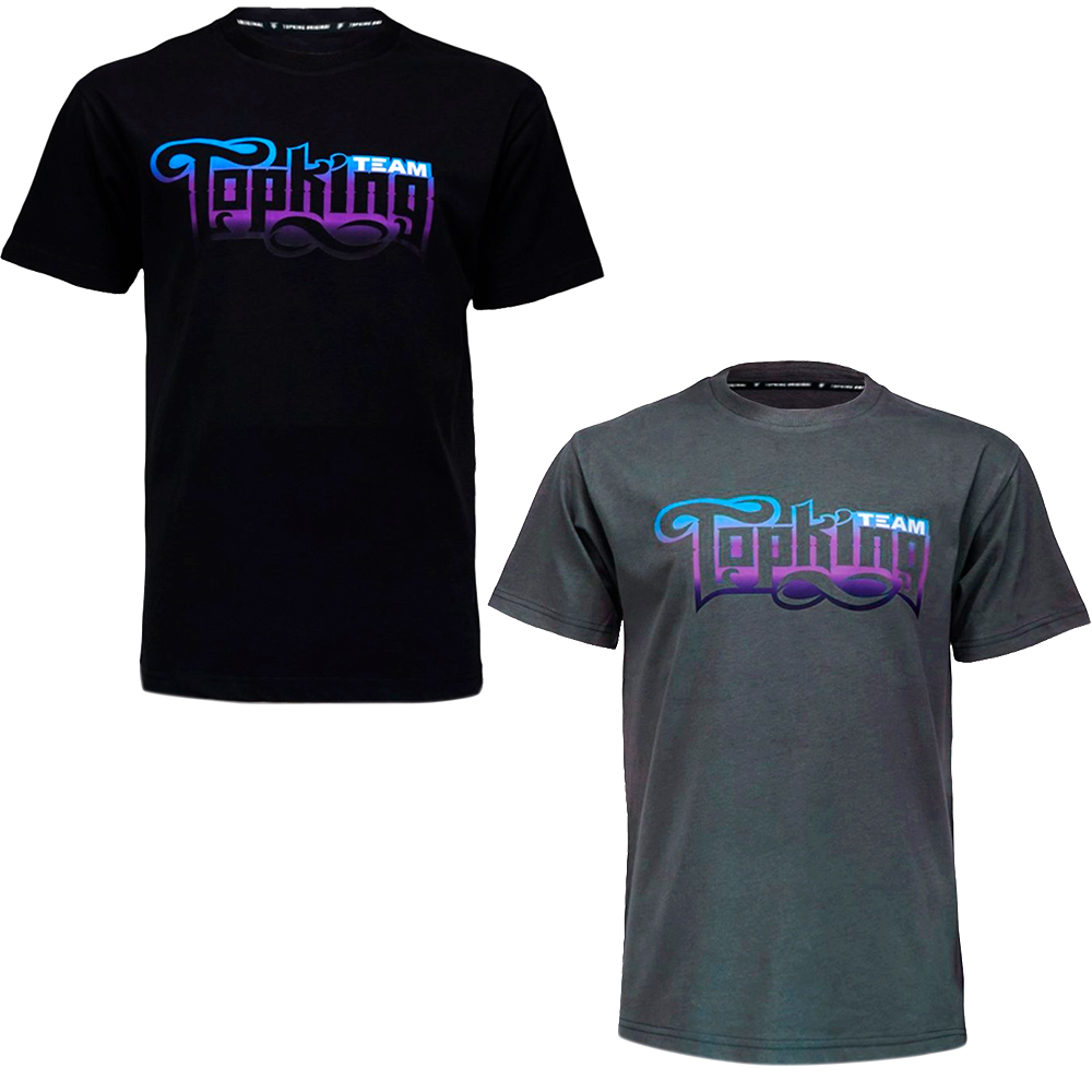 Top King Футболка Тайский Бокс Хлопок Черная Или Серая TKTSH-035