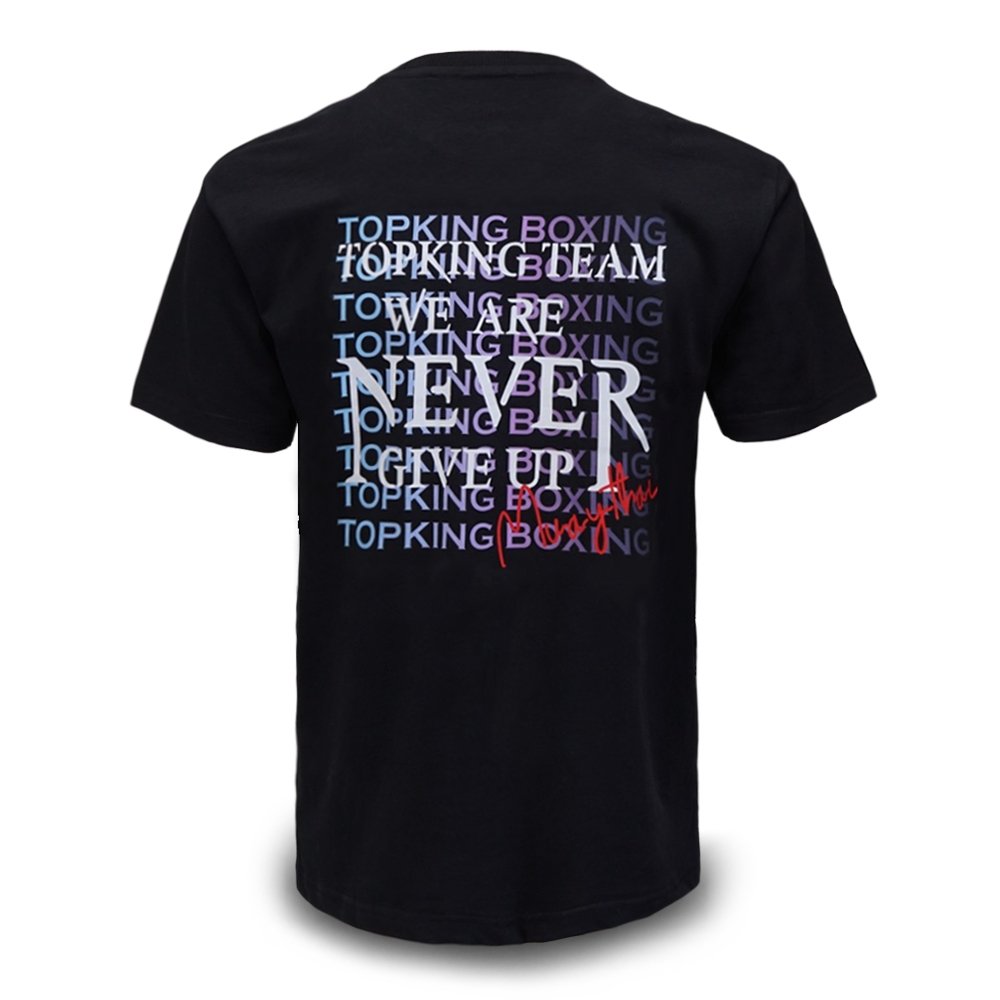 Top King Футболка Тайский Бокс Хлопок Черная Или Серая TKTSH-035