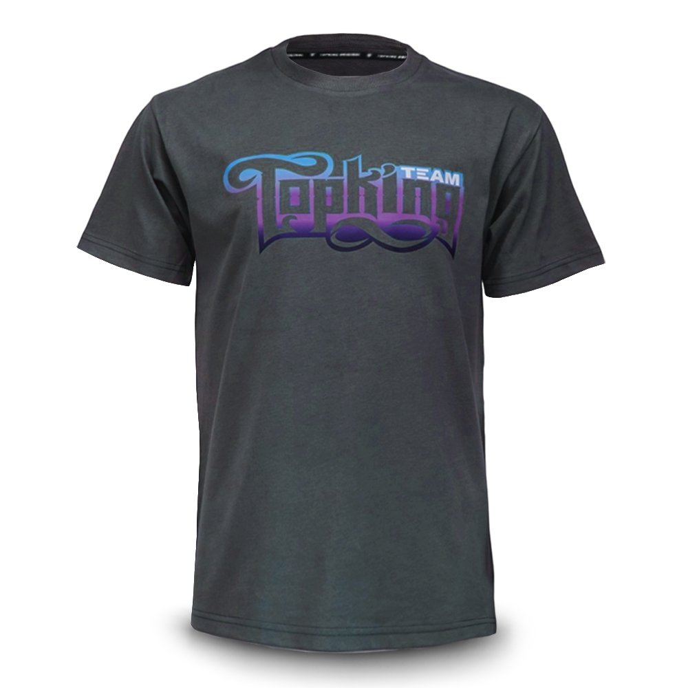 Top King Футболка Тайский Бокс Хлопок Черная Или Серая TKTSH-035