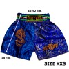 Детские Шорты Тайский Бокс "Thaiboxing" Дракон Синие