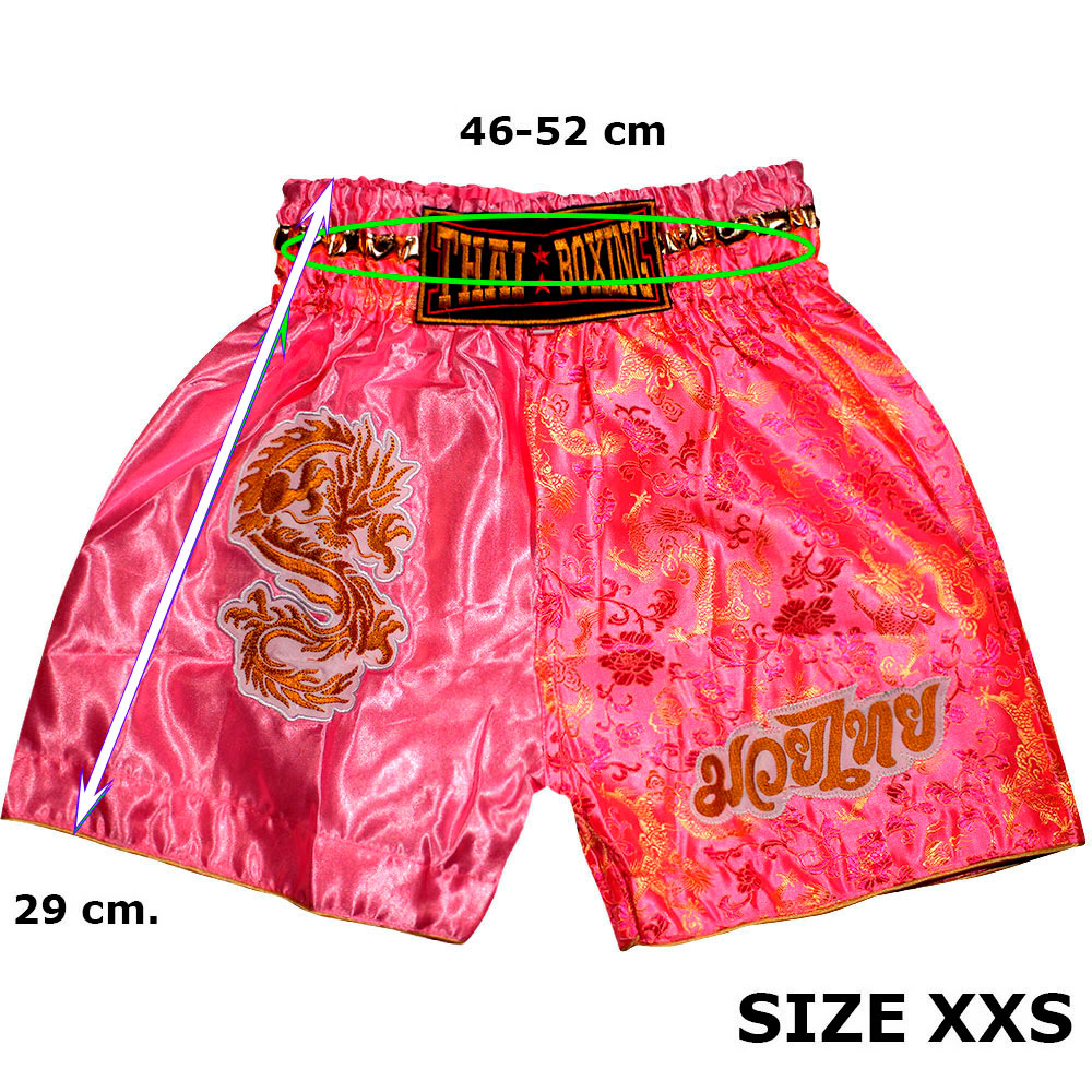 Детские Шорты Тайский Бокс "Thaiboxing" Розовые