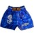 Детские Шорты Тайский Бокс "Thaiboxing" Дракон Синие с Белым Драконом