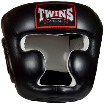 Twins Special HGL3 Боксерский Шлем Тайский Бокс Черный