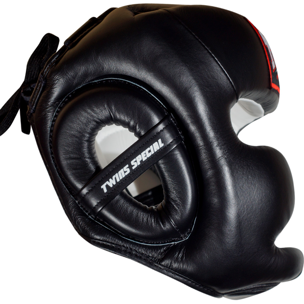 Twins Special HGL3 Боксерский Шлем Тайский Бокс Черный
