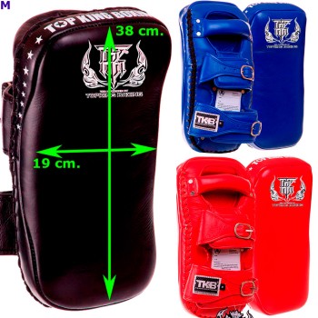 Top King TKKPE "Extreme" Тайские Пады Изогнутые Тайский Бокс На Пряжках Размер М