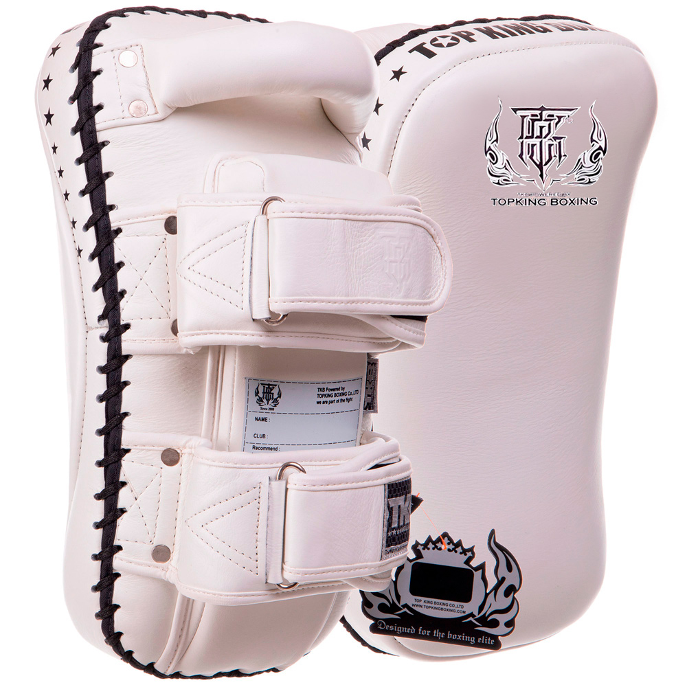 Top King TKKPS (CV) Super Тайские Пады Изогнутые Тайский Бокс На Липучке Размер L