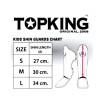 Детская Защита Голени Top King TKSGKC-01 "Super Star" Тайский Бокс Синий
