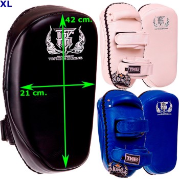 Top King TKKPU (CV) Тайские Пады Изогнутые Тайский Бокс Липучка Размер XL