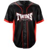 Twins Special Джерси Бейсбольная Черный