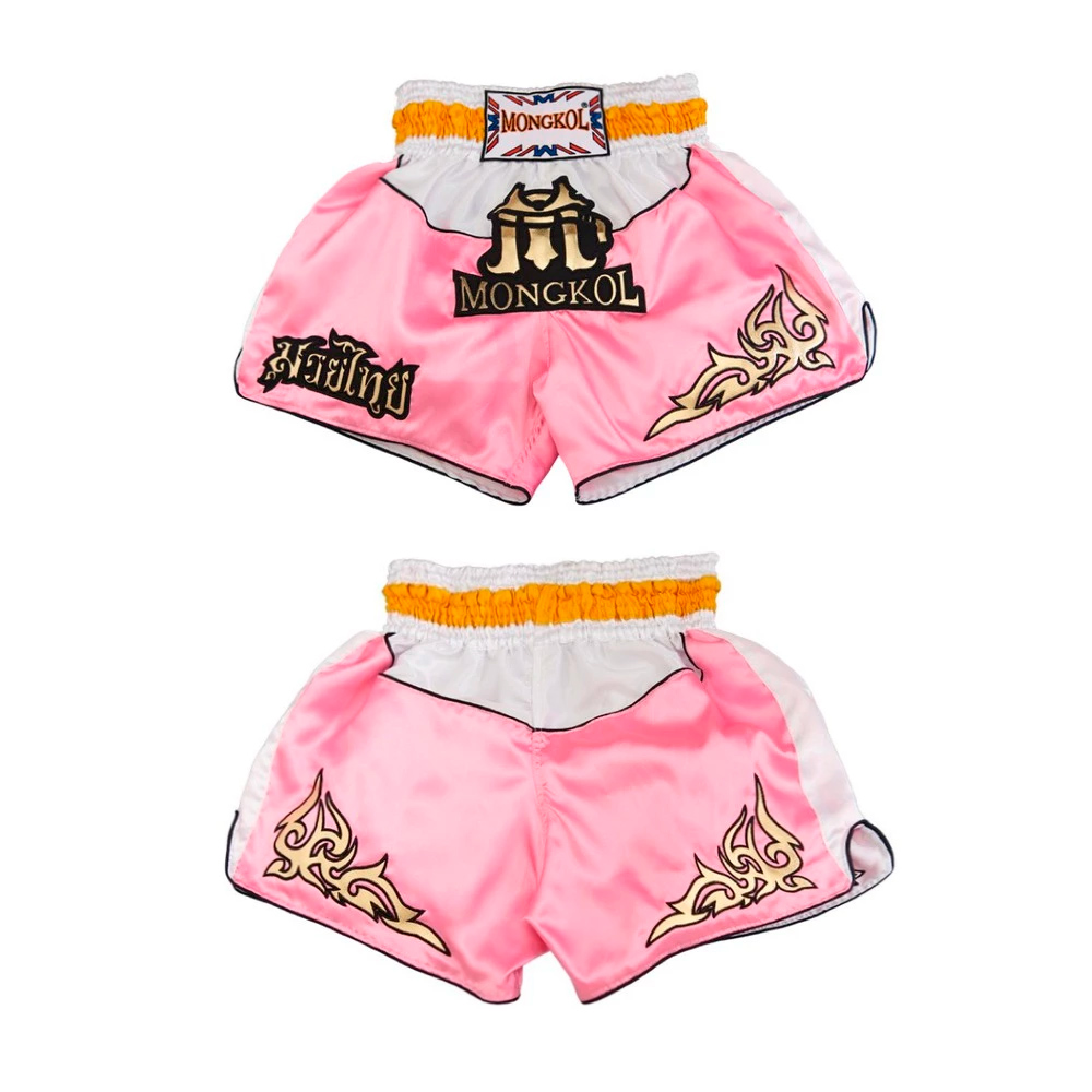 Mongkol Шорты Тайский Бокс Розовые