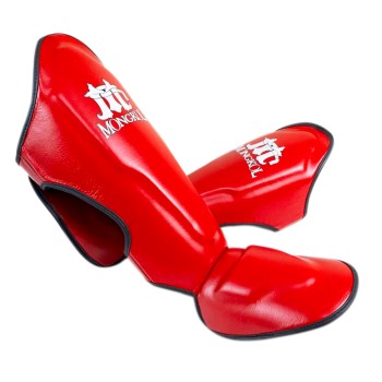 Mongkol Защита Голени Тайский Бокс Красный