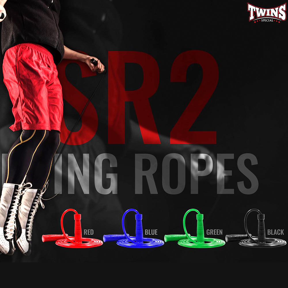 Twins Special SR2 Скакалка Тайский Бокс На Подшипниках Красная