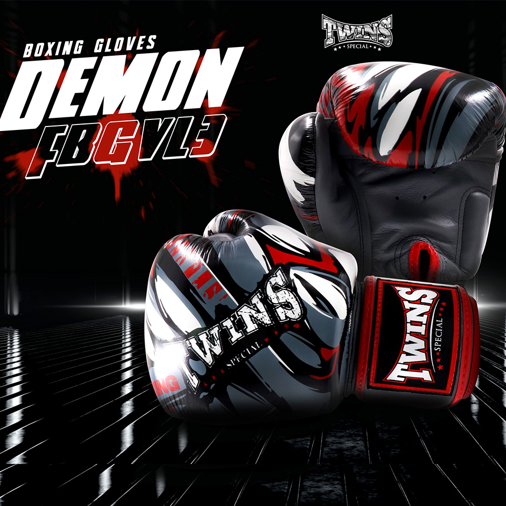 Twins Special FBGVL3-55 Боксерские Перчатки Тайский Бокс "Demon"