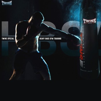Twins Special HBS1 Боксерский Мешок Тайский Бокс Синтетическая Кожа Черный 150 см.