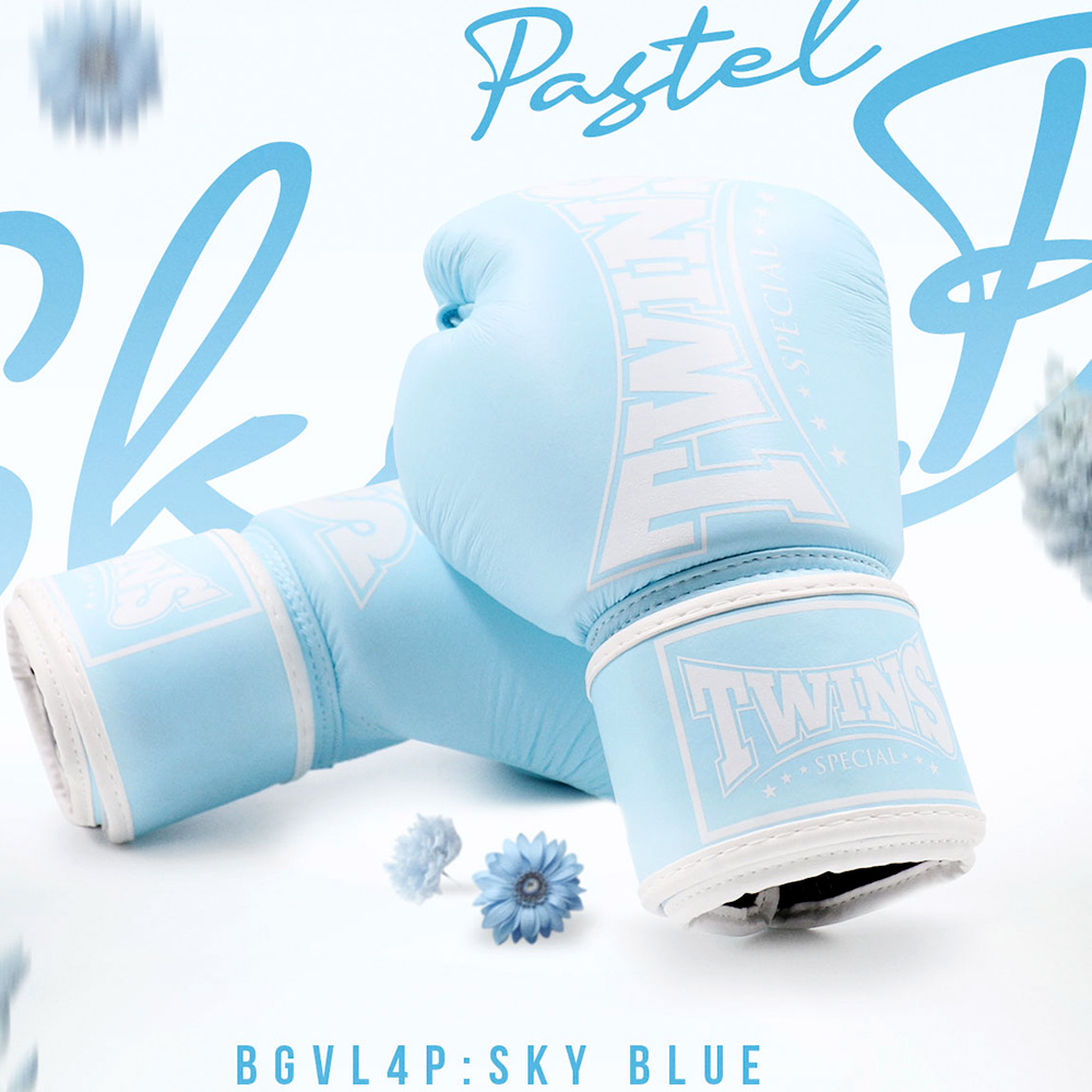Twins Special BGVL4P "Sky Blue" Боксерские Перчатки Тайский Бокс