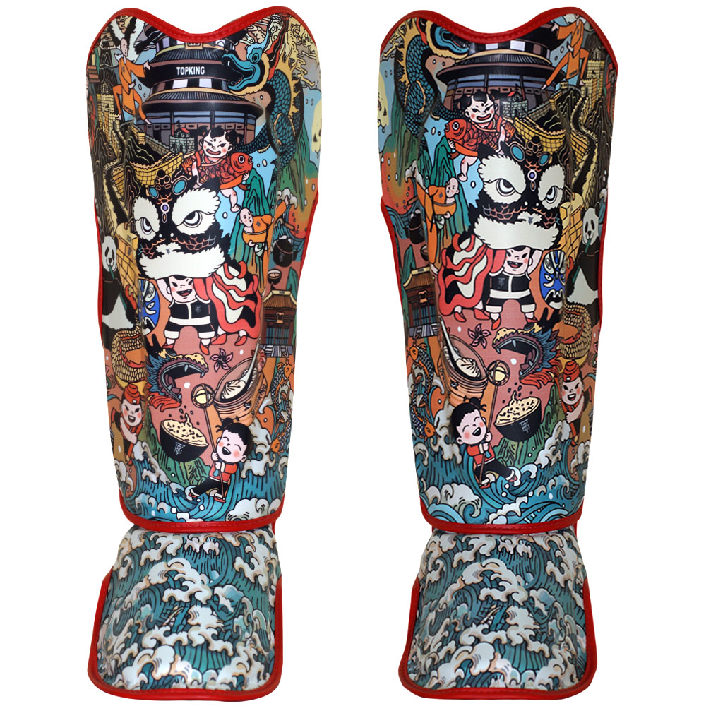 Top King Защита Голени "Chinese Culture New Year" Тайский Бокс 