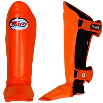 Twins Special SGL10 Защита Голени Тайский Бокс Оранжевый