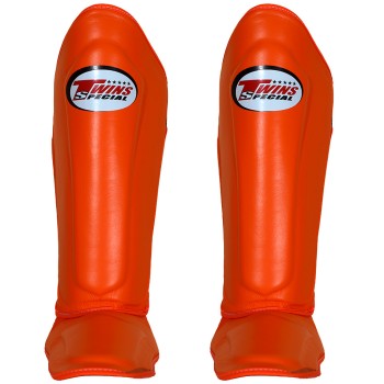 Twins Special SGL10 Защита Голени Тайский Бокс Оранжевый
