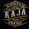 Raja Boxing "Vintage" Футболка Тайский Бокс Хлопок Черная