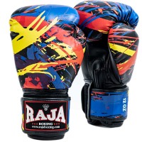 Raja Boxing "Paint" Боксерские Перчатки Тайский Бокс Черный