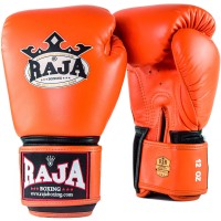 Raja Boxing "Single" Боксерские Перчатки Тайский Бокс Оранжевые