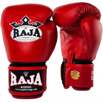 Raja Boxing "Single" Боксерские Перчатки Тайский Бокс Красный