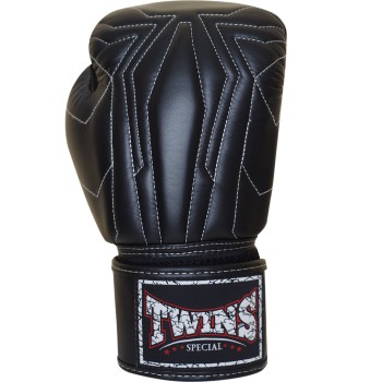 Twins Special BGVL14 Боксерские Перчатки Тайский Бокс Черные 14 oz