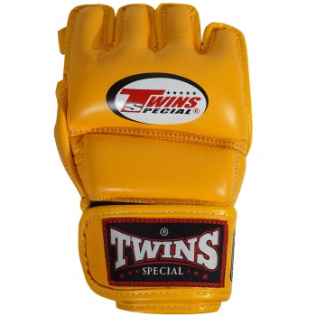 Twins Special GGL3 Перчатки ММА Желтые