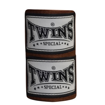 Twins Special CH1 Бинты Боксерские Тайский Бокс Хлопок Коричневые