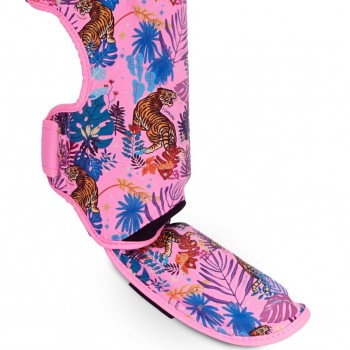 Top King "Wild Tiger" Защита Голени Тайский Бокс Pink