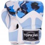 Top King "Camouflage" Боксерские Перчатки Тайский Бокс Blue
