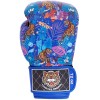 Top King "Wild Tiger" Боксерские Перчатки Тайский Бокс Blue-Black