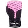 Top King "Full Impact Doble Tone" Боксерские Перчатки Тайский Бокс Pink-Black