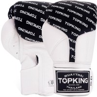 Top King "Full Impact Doble Tone" Боксерские Перчатки Тайский Бокс Black-White
