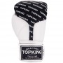 Top King "Full Impact Doble Tone" Боксерские Перчатки Тайский Бокс Black-White