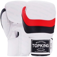 Top King "Innovation" Боксерские Перчатки Тайский Бокс Белые