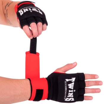 Twins Special CH7 Бинты Боксерские Быстрые Тайский Бокс Черно-Красные