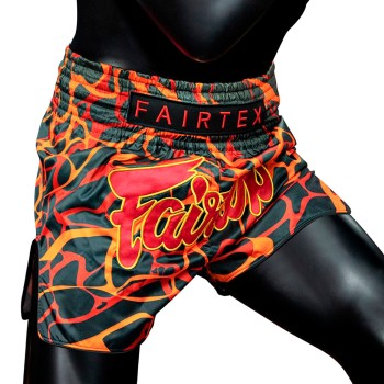 Fairtex BS1926 Шорты Тайский Бокс "Magma" Red