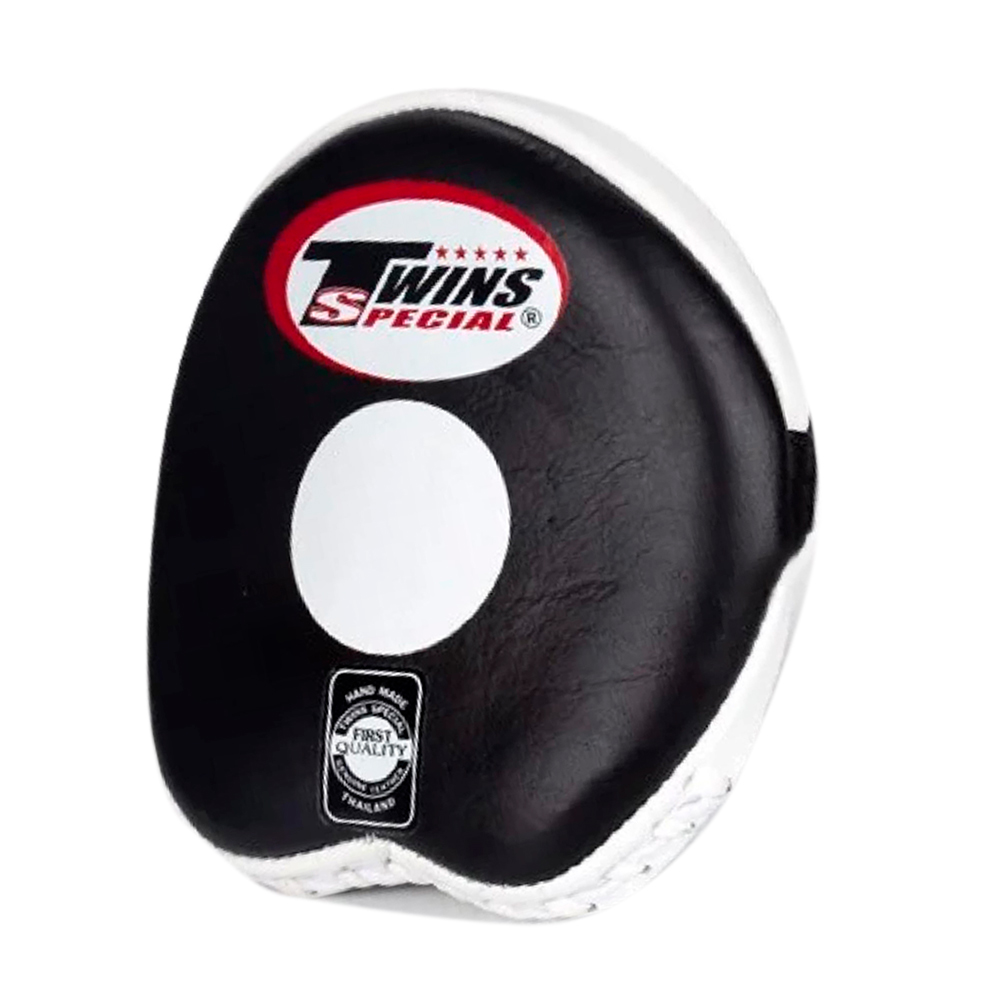 Twins Special PML13 Лапы Боксерские Тайский Бокс Ладошки "Speed Mitts" Черно-Белые