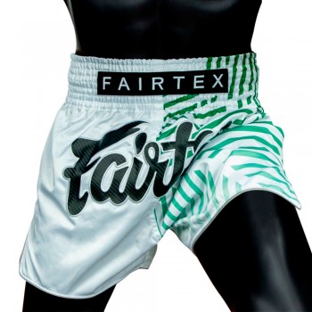 Fairtex BS1923 Шорты Тайский Бокс "Racer" White
