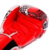 Twins Special FBGVL3-52 Боксерские Перчатки Тайский Бокс "Nagas" Красно-Серебряные