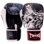 Twins Special FBGVL3-50 Боксерские Перчатки Тайский Бокс "Wolf" Белый