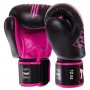 Twins Special FBGVL3-TW3 Боксерские Перчатки Тайский Бокс Черно-Розовые
