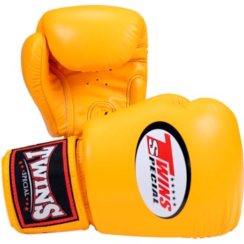 Детские Боксерские Перчатки Twins Special BGVL3 Тайский Бокс Желтый
