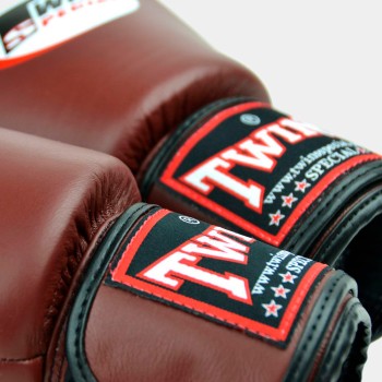 Twins Special BGVL3 Боксерские Перчатки Тайский Бокс Темно-Коричневые