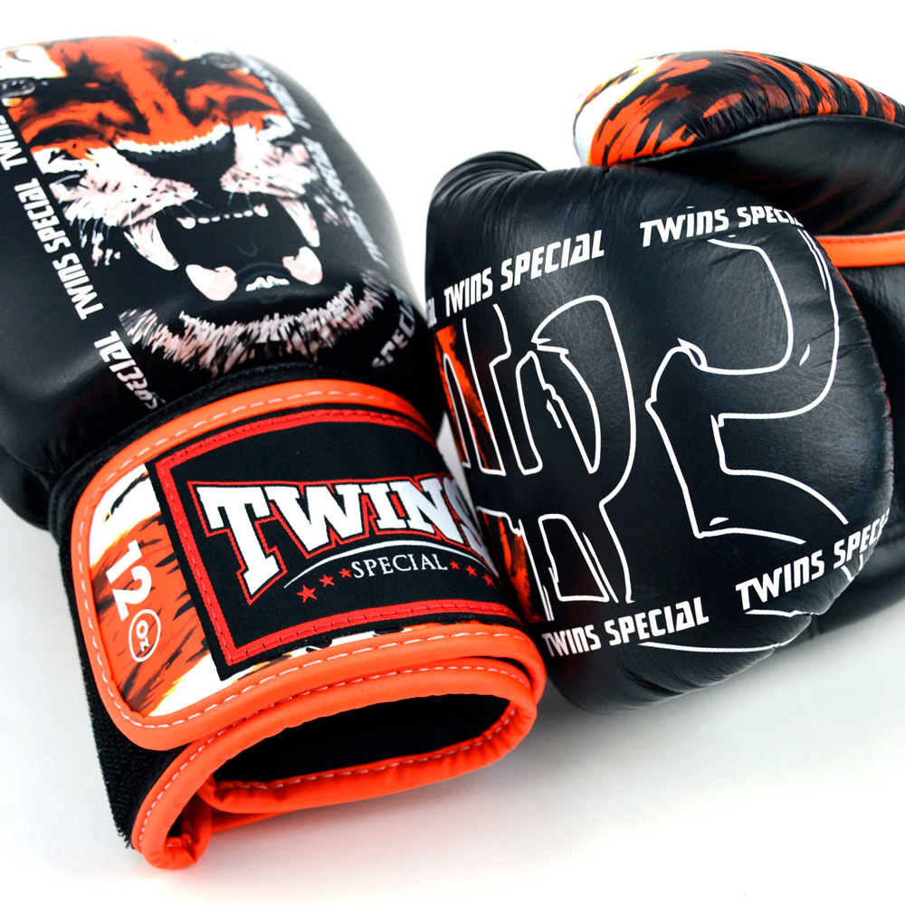 Twins Special FBGVL3-60 Боксерские Перчатки Тайский Бокс "Payak" Черные
