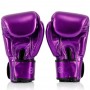 Fairtex BGV22 Боксерские Перчатки "Metallic" Тайский Бокс Пурпурные