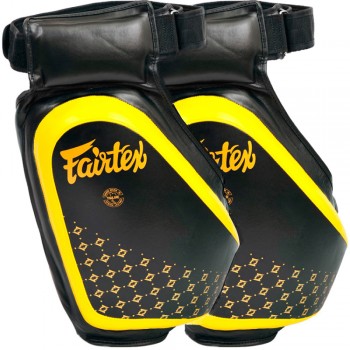 Fairtex TP4 Тренерские Накладки "Compact Thigh Pads" Тайский Бокс Черные